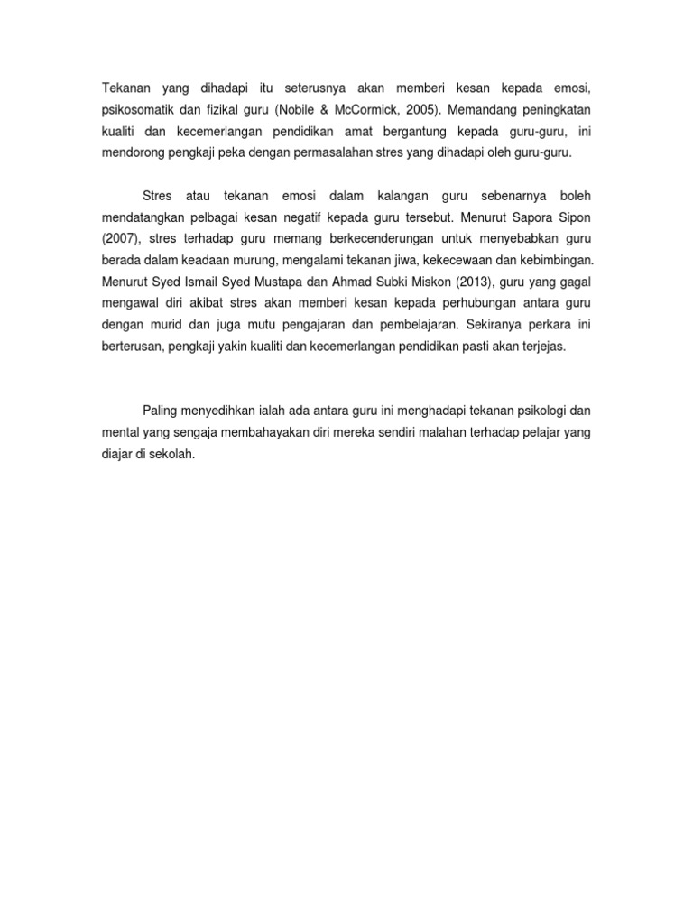 Kesan Tekanan Emosi Terhadap Jerawat Dan Kulit Kusam
