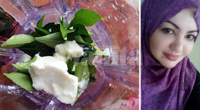 Topeng Telur DIY Untuk Rambut Berkilat